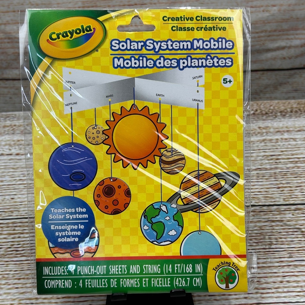 Crayola Creative Classroom Solar System Mobile DIY‎ Craft Kit PRPG-10078 New